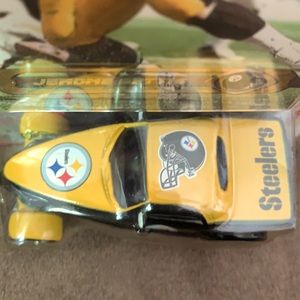 Steelers New Car with Player Card collectible.
